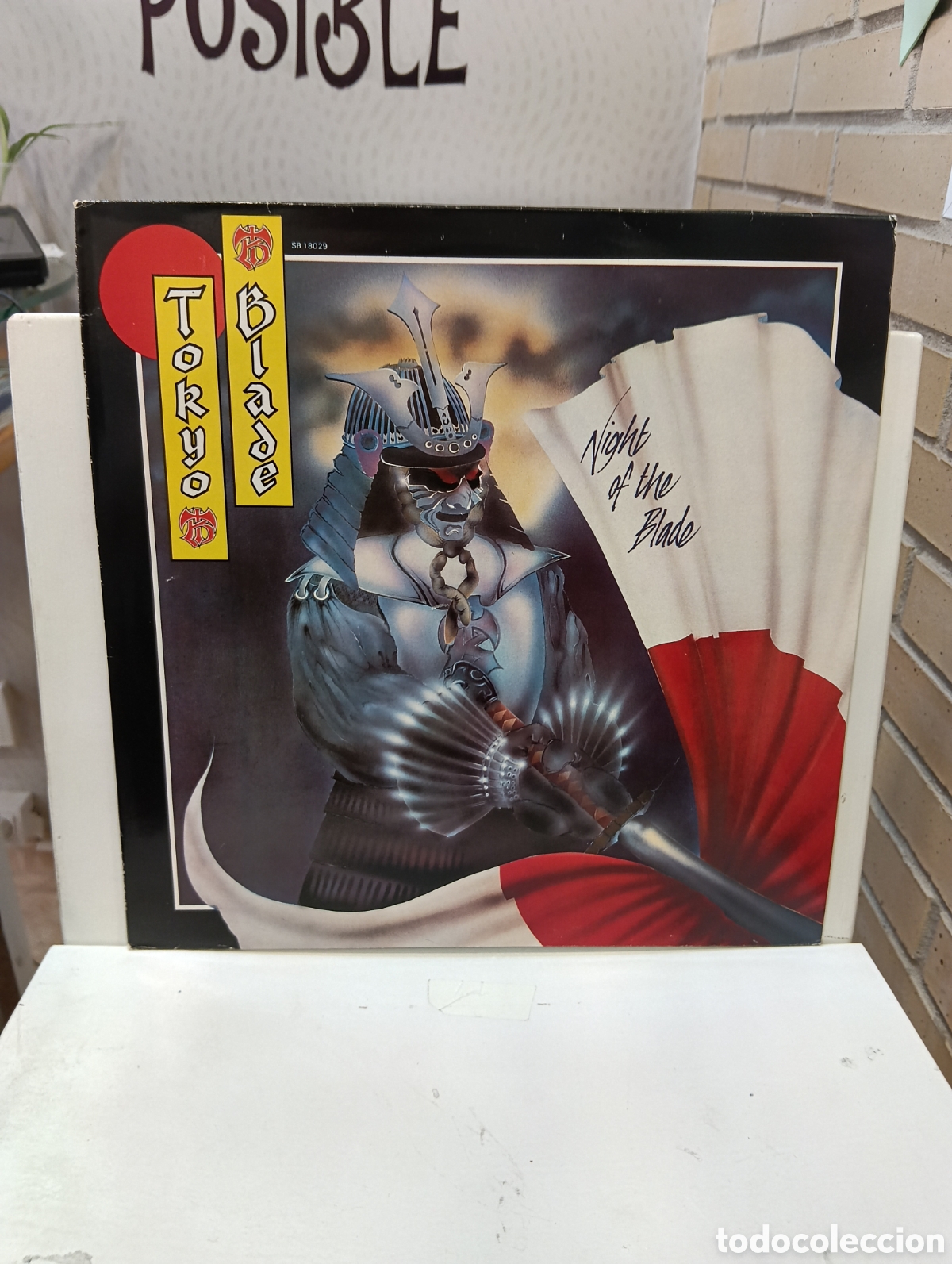 Discos de vinilo: Tokyo Blade. &rdquo; Night Of The Blade &rdquo;. Primera Edici&oacute;n Francesa. 1984. Bernett Records