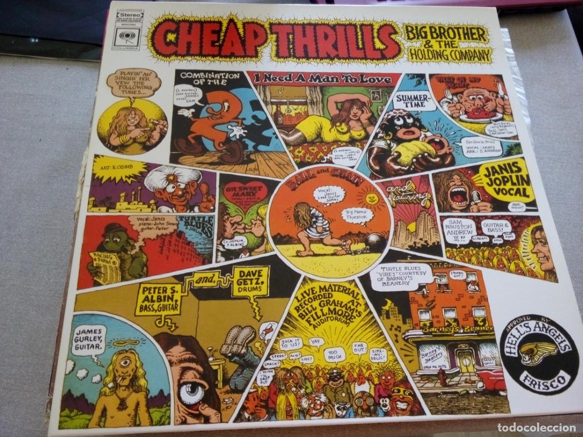 Discos de vinilo: Big Brother & The Holding Company &ndash; Cheap Thrills LP GATEFOLD 180 GRAM