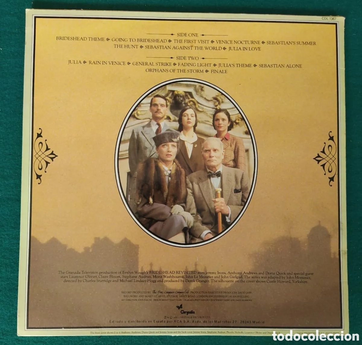 Discos de vinilo: Vinilo LP Retorno a Brideshead - Foto 2