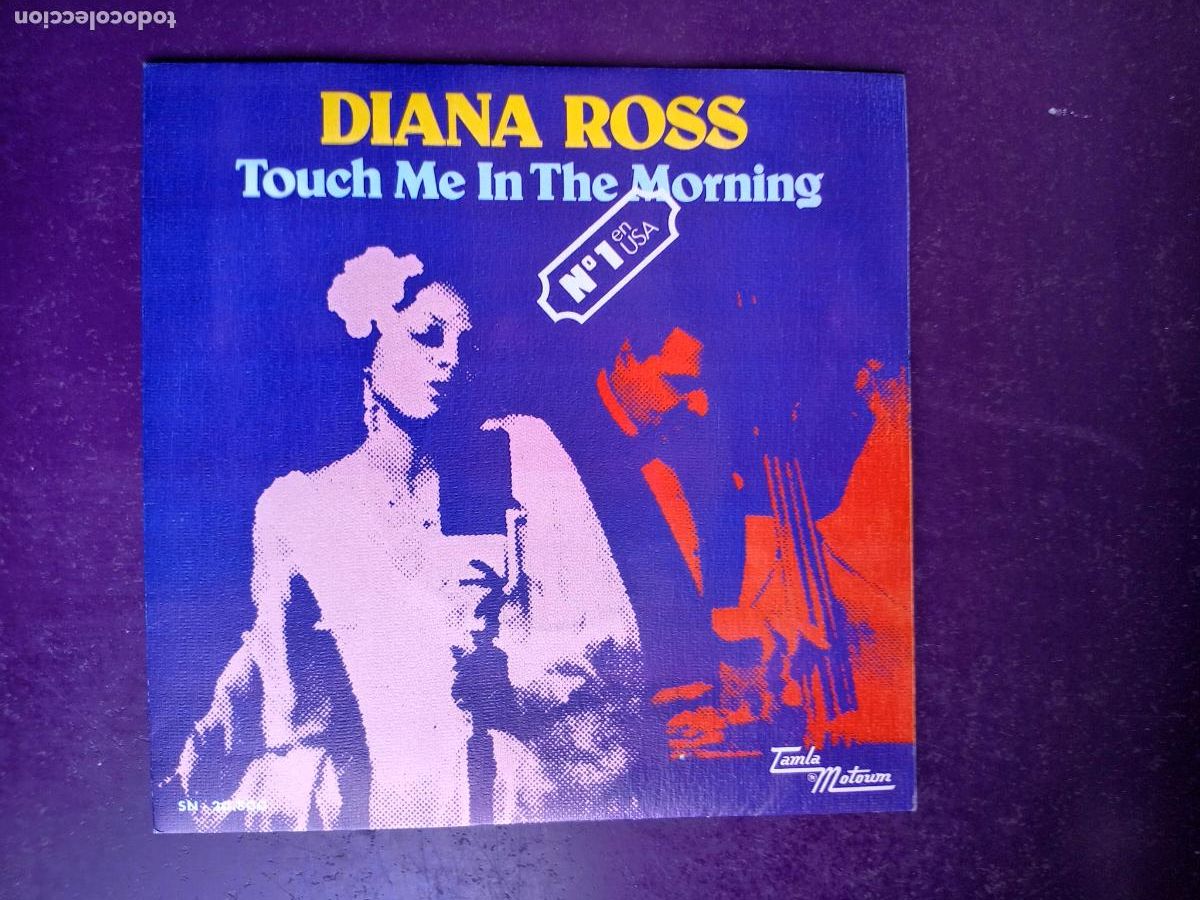 Discos de vinilo: Diana Ross &ndash; Touch Me In The Morning - Sg MOTOWN 1973 - SOUL POP 70'S - MUY POCO USO