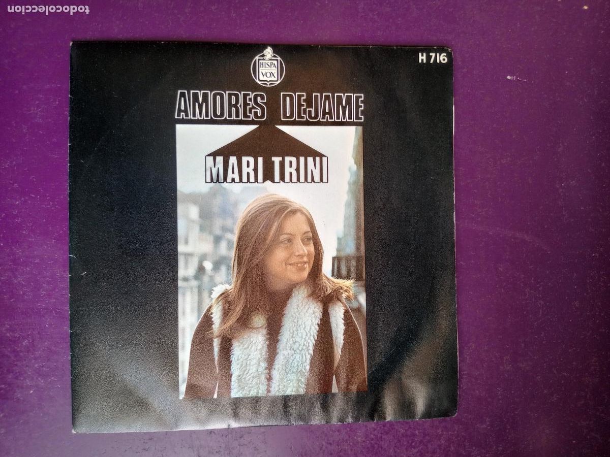 Discos de vinilo: Mari Trini &ndash; Amores / Dejame - SG HISPAVOX 1971 - POP 70'S - POCO USO