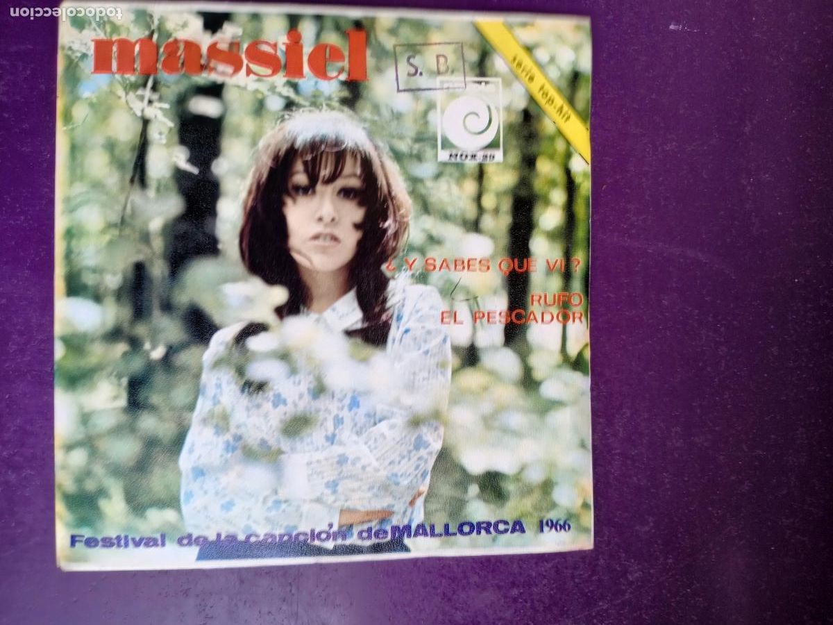 Discos de vinilo: MASSIEL - SG NOVOLA 1966 - Y SABES QUE VI?/ RUFO EL PESCADOR FESTIVAL MALLORCA - MUY POCO USO