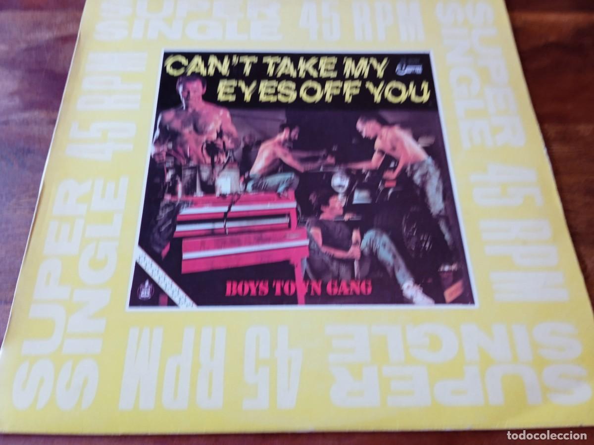Discos de vinilo: Boys town gang - Can't take my eyes off you, Disco kicks - MaxiSingle original Hispavox 1982