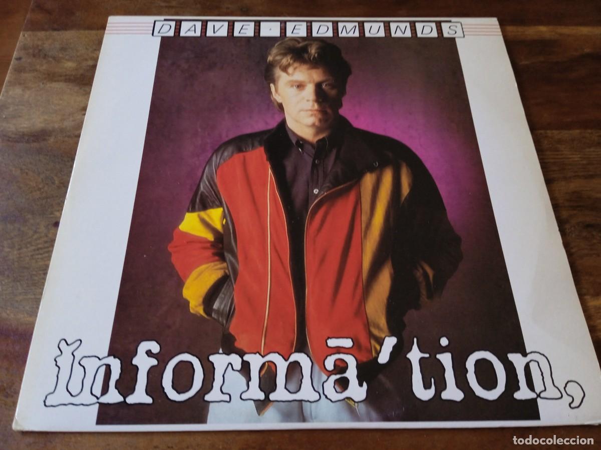Discos de vinilo: Dave Edmunds - Information, What have I got to do to win - MaxiSingle original Arista England 1983