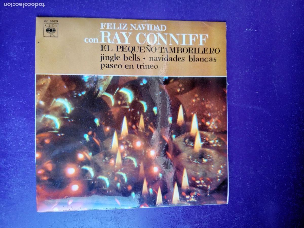 Discos de vinilo: Feliz Navidad Con Ray Conniff - JINGLE BELLS +3 - EP CBS 1966 - LOUNGE POP - EASY LISTENING