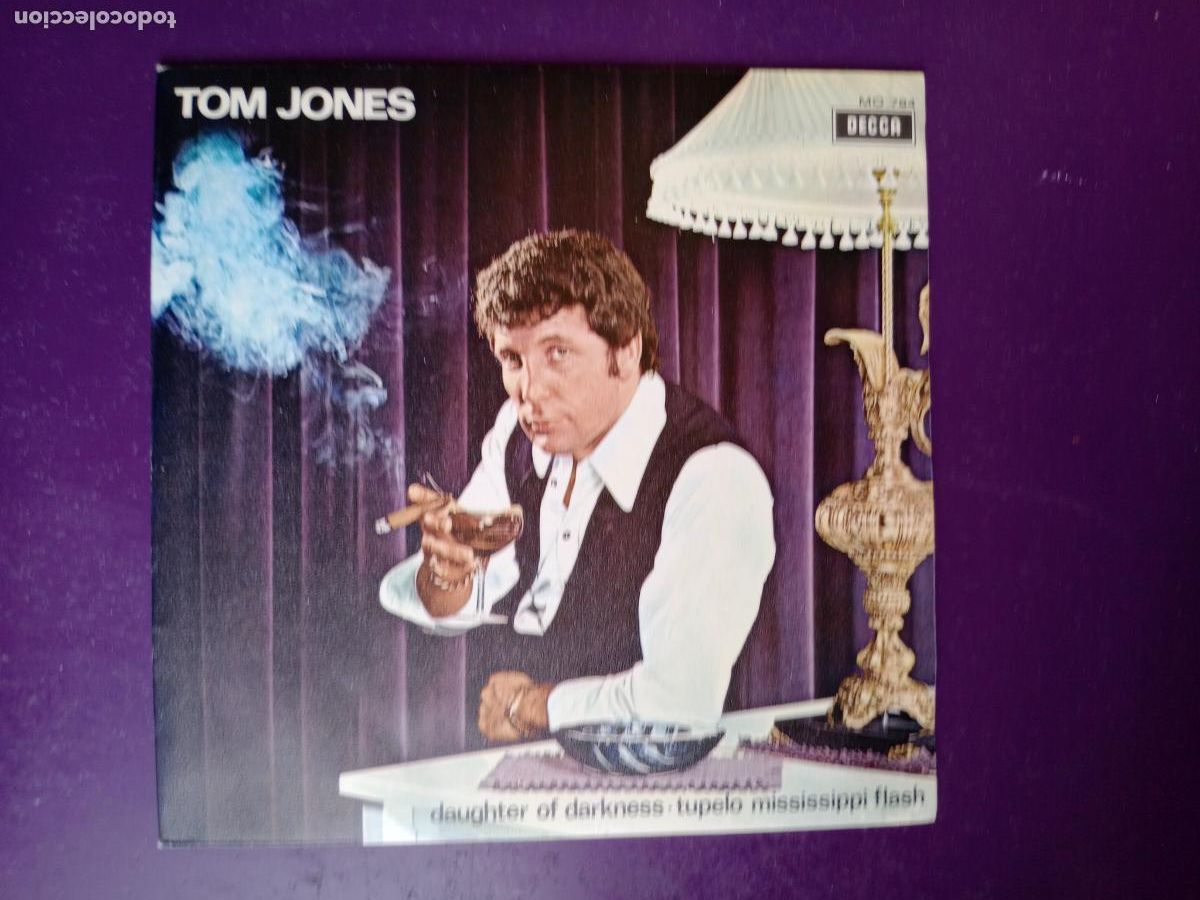 Discos de vinilo: Tom Jones &ndash; Daughter Of Darkness +1 - Sg DECCA 1970 - POP - MUY POCO USO