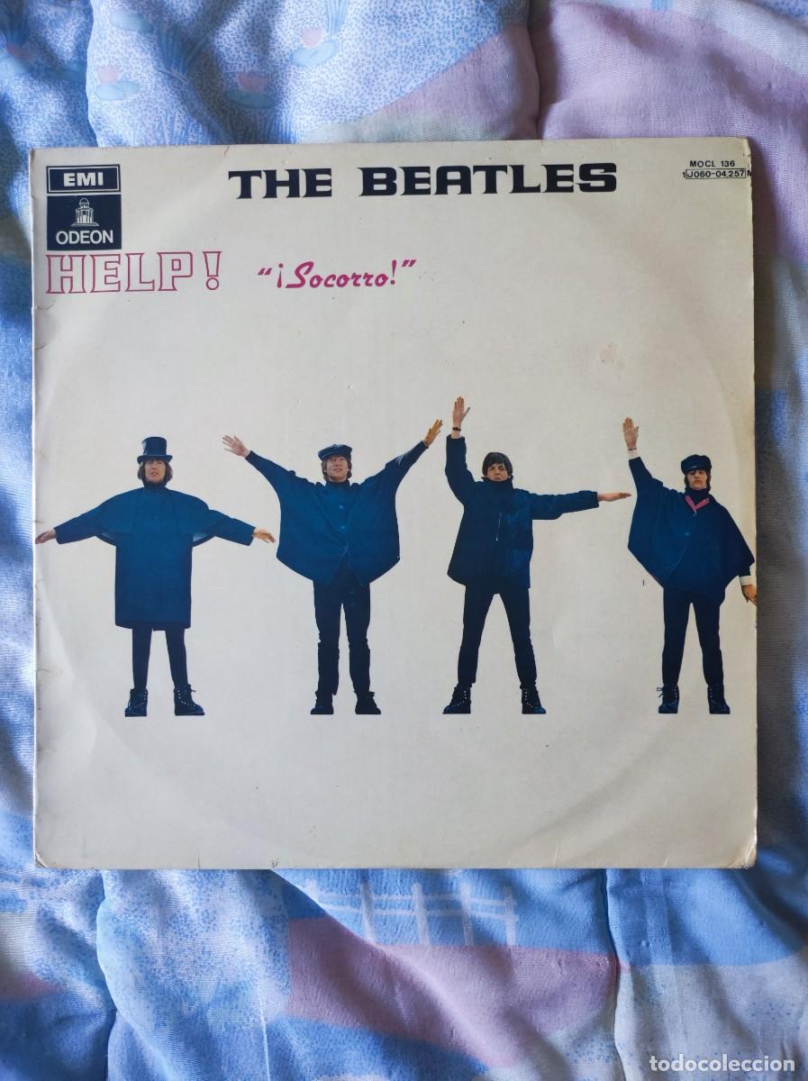 Discos de vinilo: The Beatles &ndash; Help! / &iexcl;Socorro! (LP) - Edici&oacute;n Espa&ntilde;a 1970s - Odeon 1J 060-04.257 M