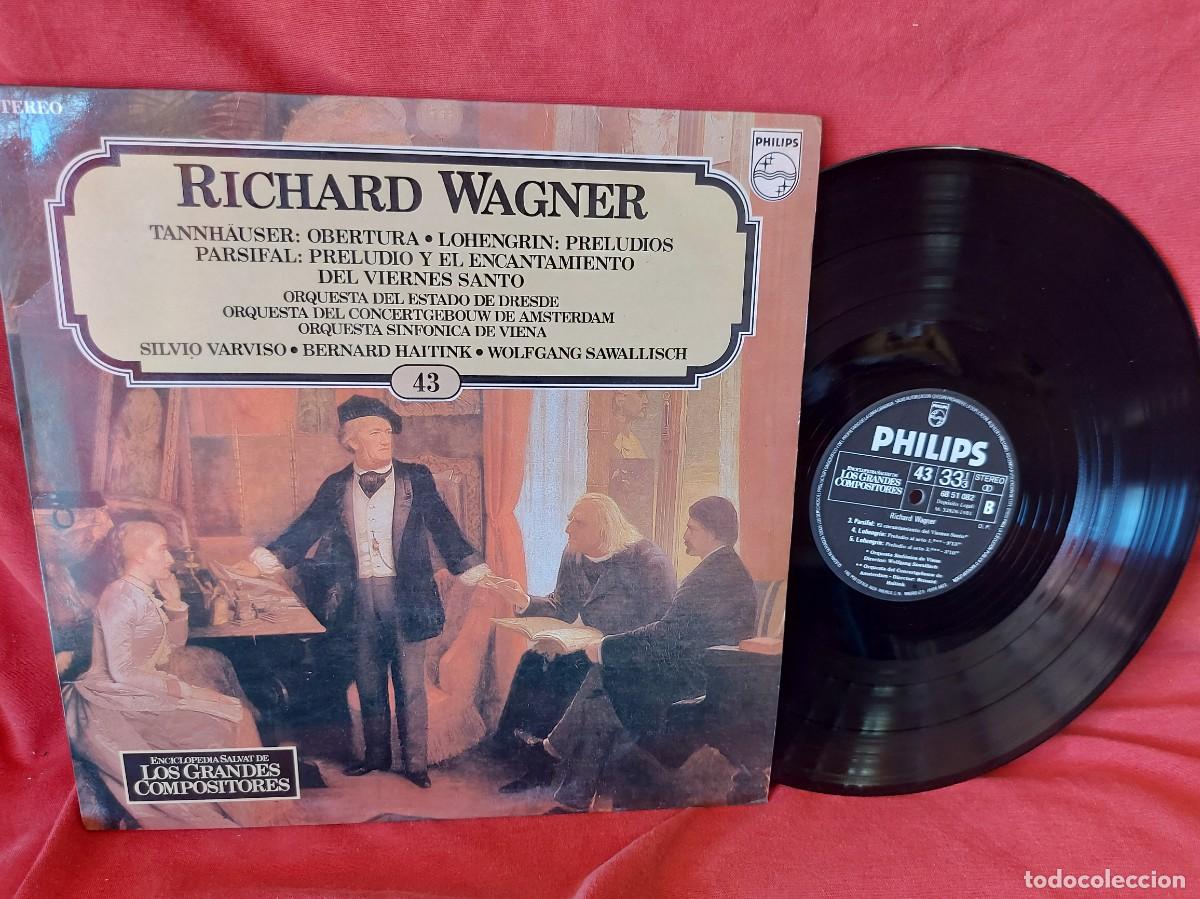 Discos de vinilo: LP.RICHARD WAGNER N&ordm; 43 ( PEDIDOS M&Iacute;NIMOS 10 &euro; ) ) CAJA N.&ordm; 5 - LP