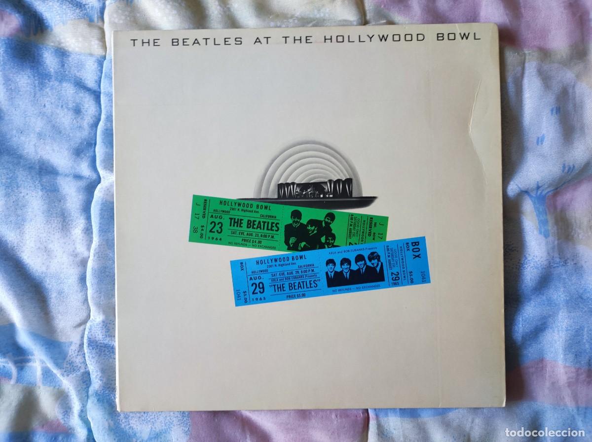 Discos de vinilo: The Beatles &ndash; At The Hollywood Bowl (LP) - Primera Edici&oacute;n original UK 1977 - Parlophone EMTV 4
