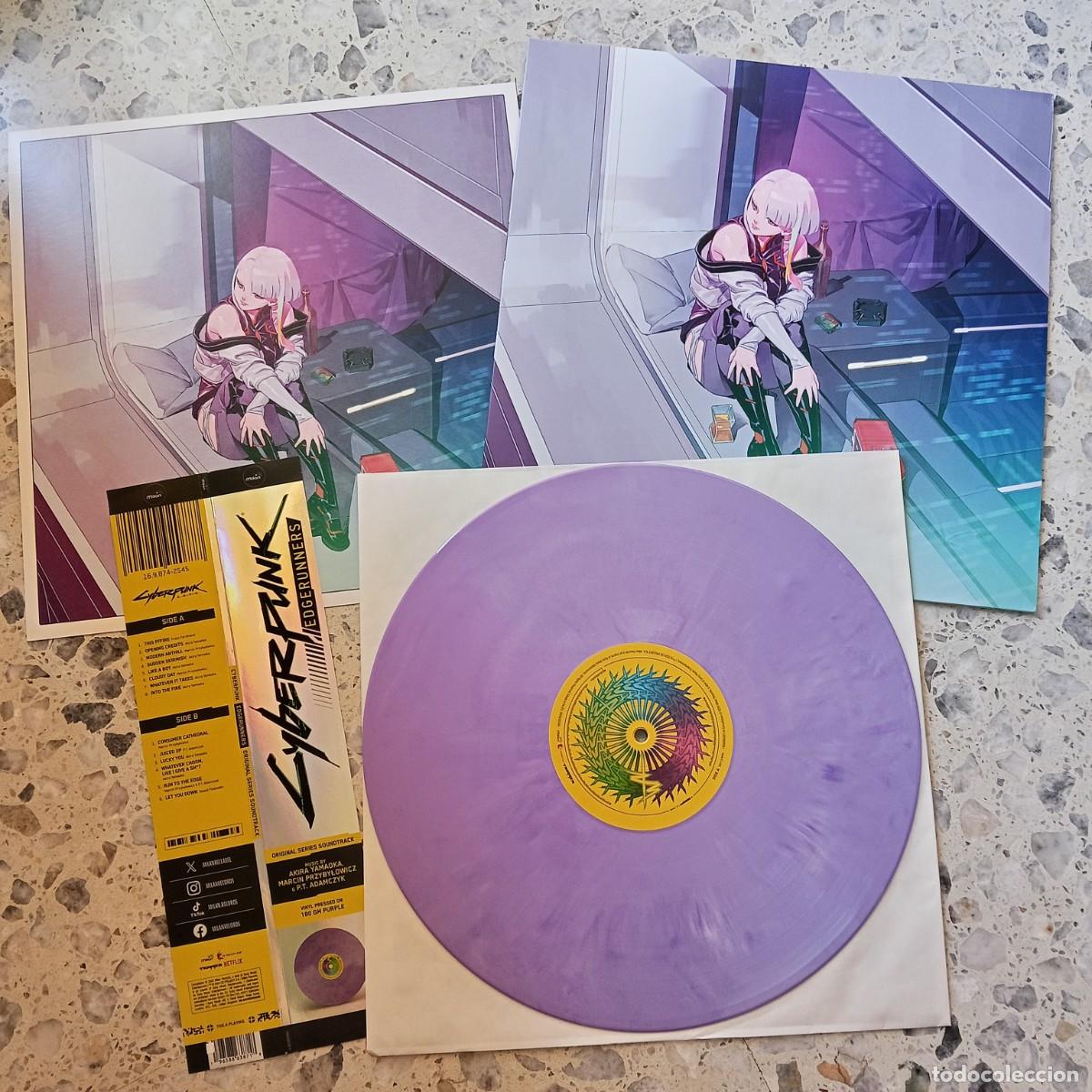 Discos de vinilo: Cyberpunk Edgerunners soundtrack - Vinilo morado 180 g.