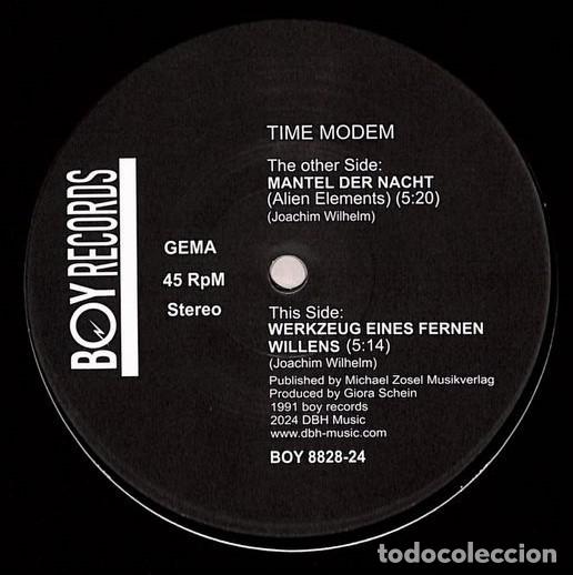 Discos de vinilo: Time Modem &ndash; Mantel Der Nacht-GERMANY-2024-MAXI SINGLE-GEN-COPIA NUEVA