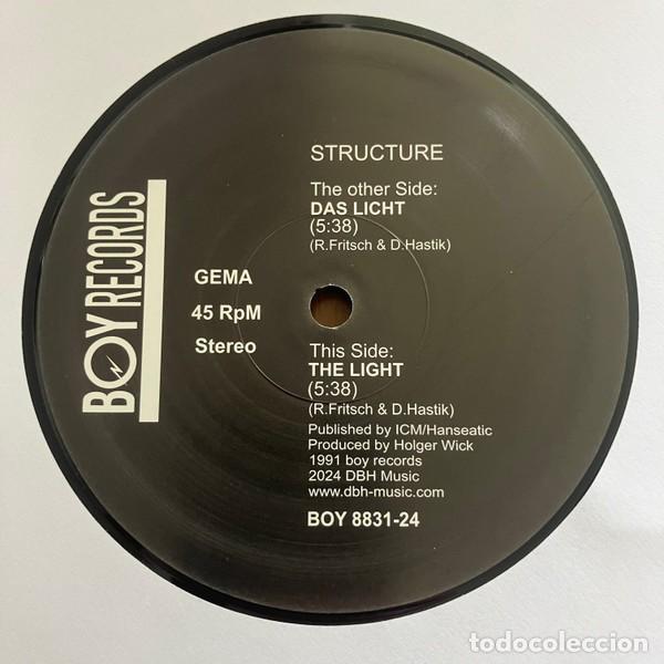 Discos de vinilo: Structure&ndash; Das Licht-GERMANY-2024-MAXI SINGLE-GEN-COPIA NUEVA