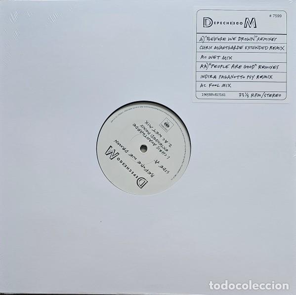 Discos de vinilo: Depeche Mode &ndash; Before We Drown (Remixes) / People Are Good (Remix-EUROPE-2024-MAXI SINGLE-PRECINTADO
