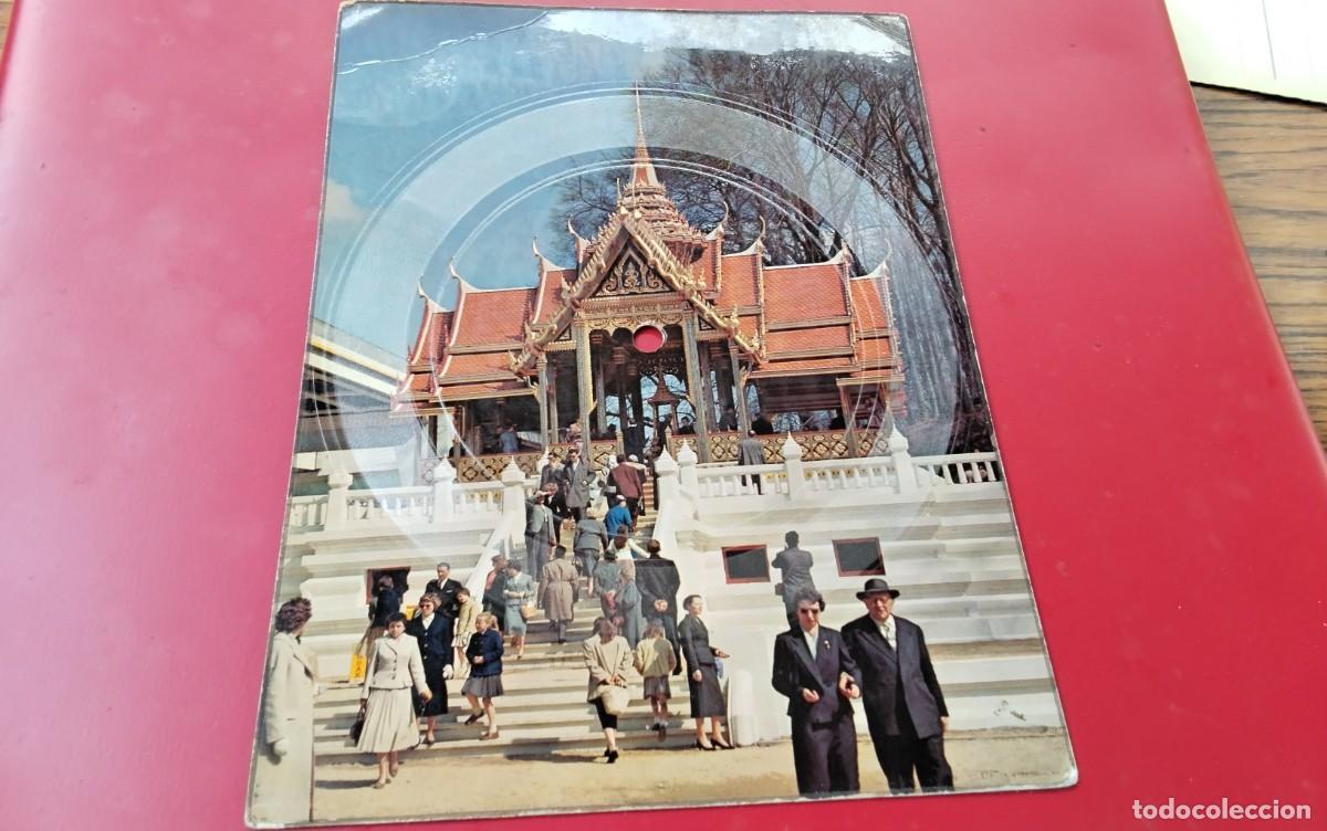 Discos de vinilo: TARJETA POSTAL - DISCO TIPO PHONOSCOPE DE BRUSELAS PAVELLON DE THAILANDIA