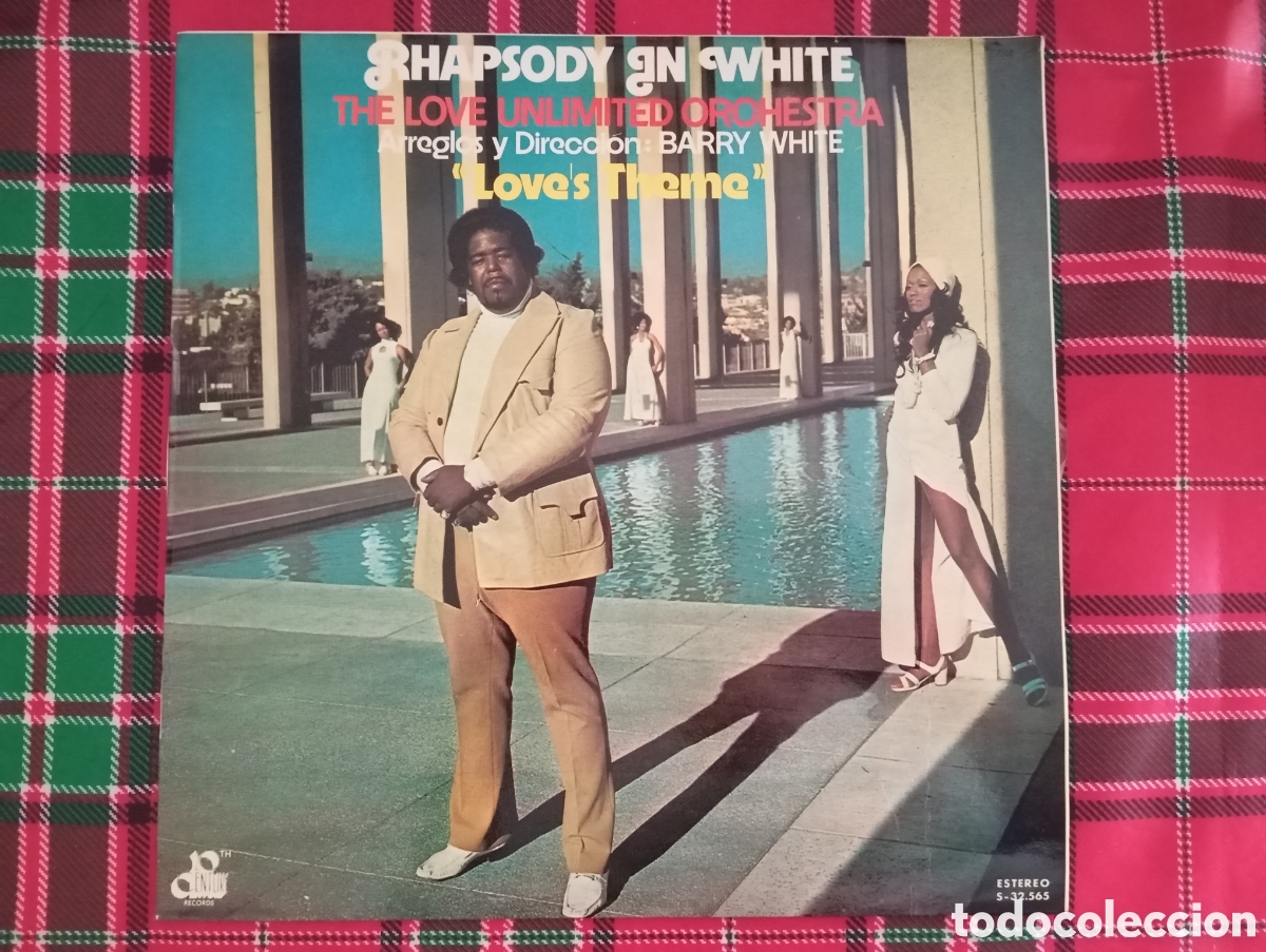 Discos de vinilo: Barry White Rhapsody in White LP 1974