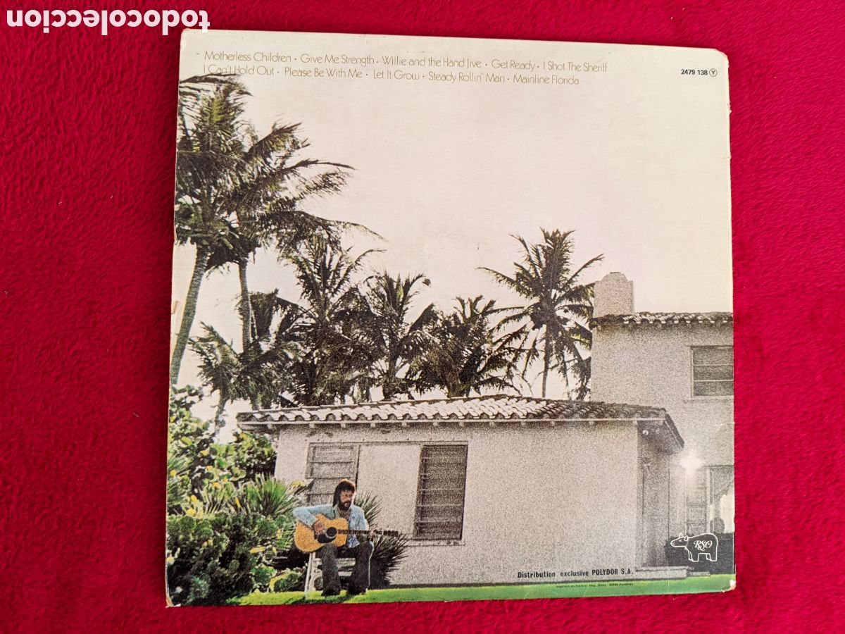 Discos de vinilo: // Eric Clapton &lrm;&ndash; 461 Ocean Boulevard - RSO Francia 1974, gatefold - Foto 2