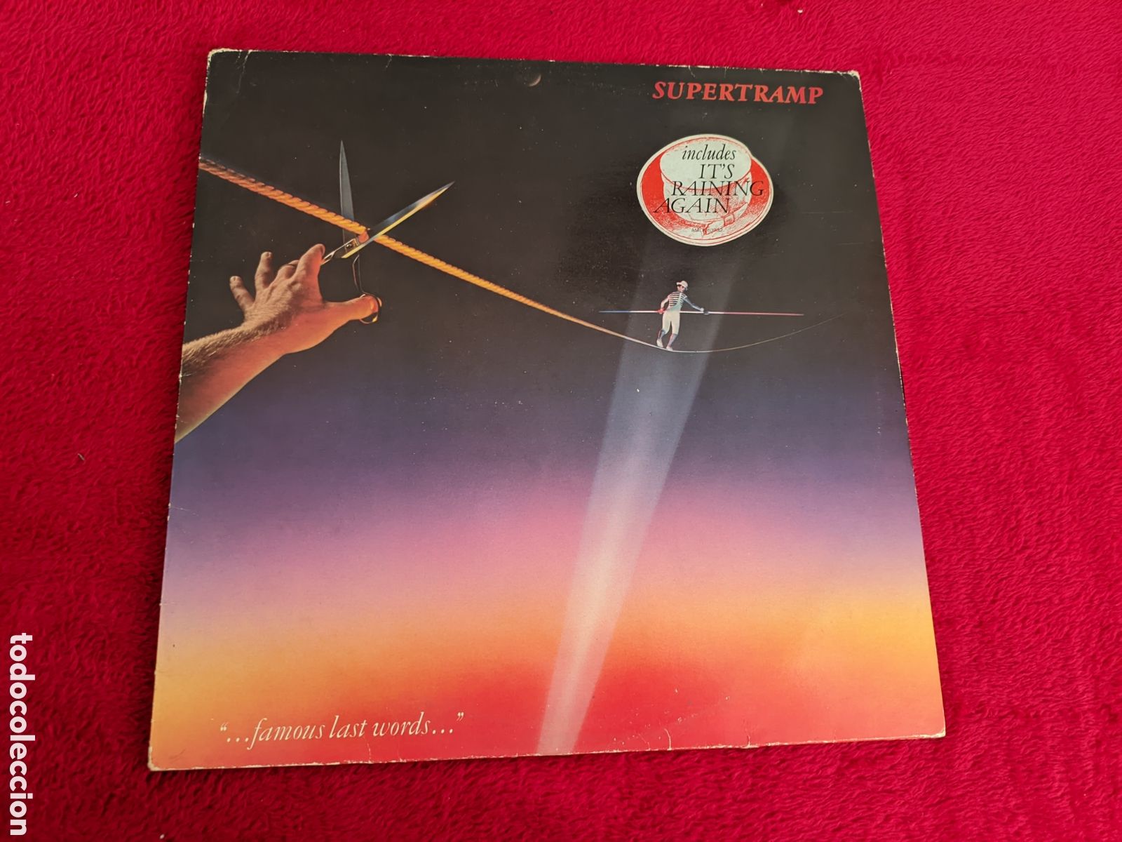 Discos de vinilo: // Supertramp - ...Famous last words... - A&M Holland 1982