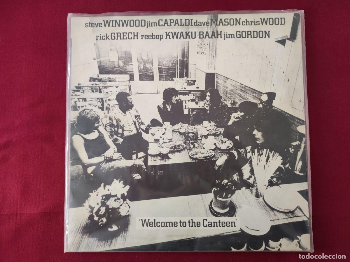 Vinyl records: Steve Winwood, Dave Mason & Co (Traffic) &ndash; Welcome To The Canteen (LP) - Edici&oacute;n Italia 1971 - Islan
