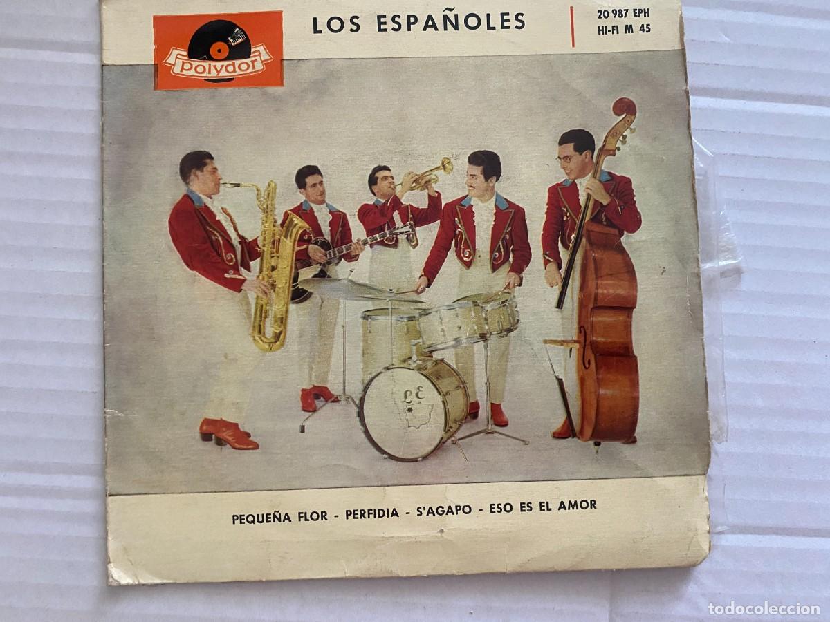 Discos de vinilo: SINGLE - LOS ESPA&Ntilde;OLES - PEQUE&Ntilde;A FLOR