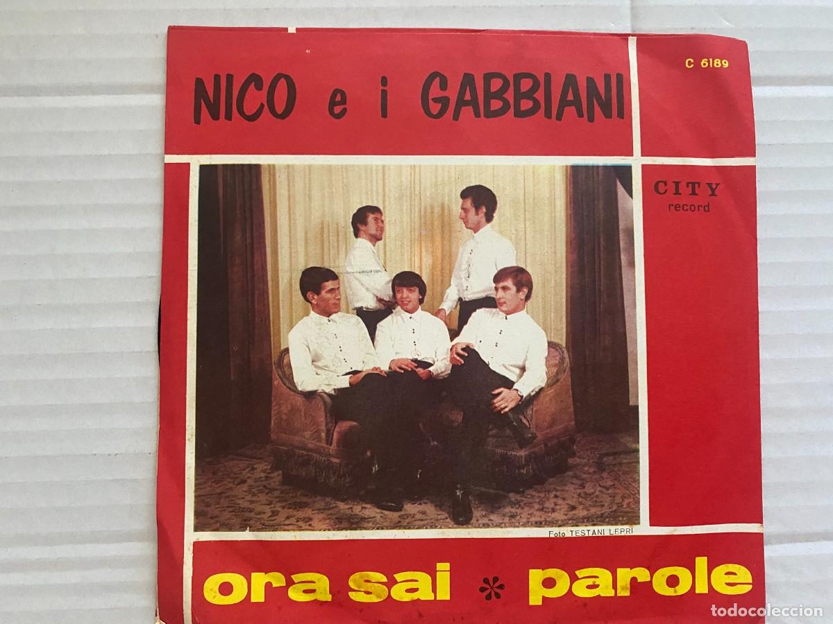 Discos de vinilo: SINGLE - NICO E I GABBIANI - ORA SAL