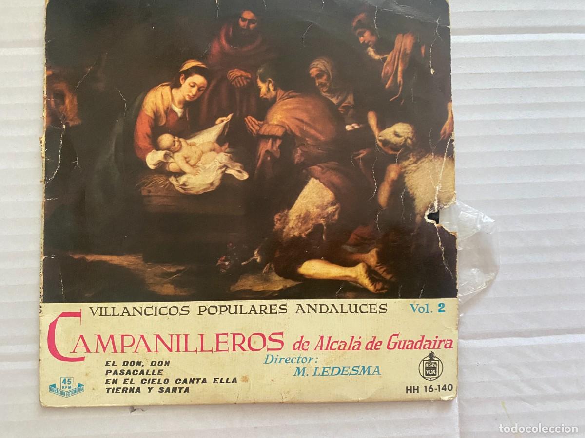 Discos de vinilo: SINGLE - CAMPANILLEROS DE ALCALA DE GUADAIRA - VILLANCICOS
