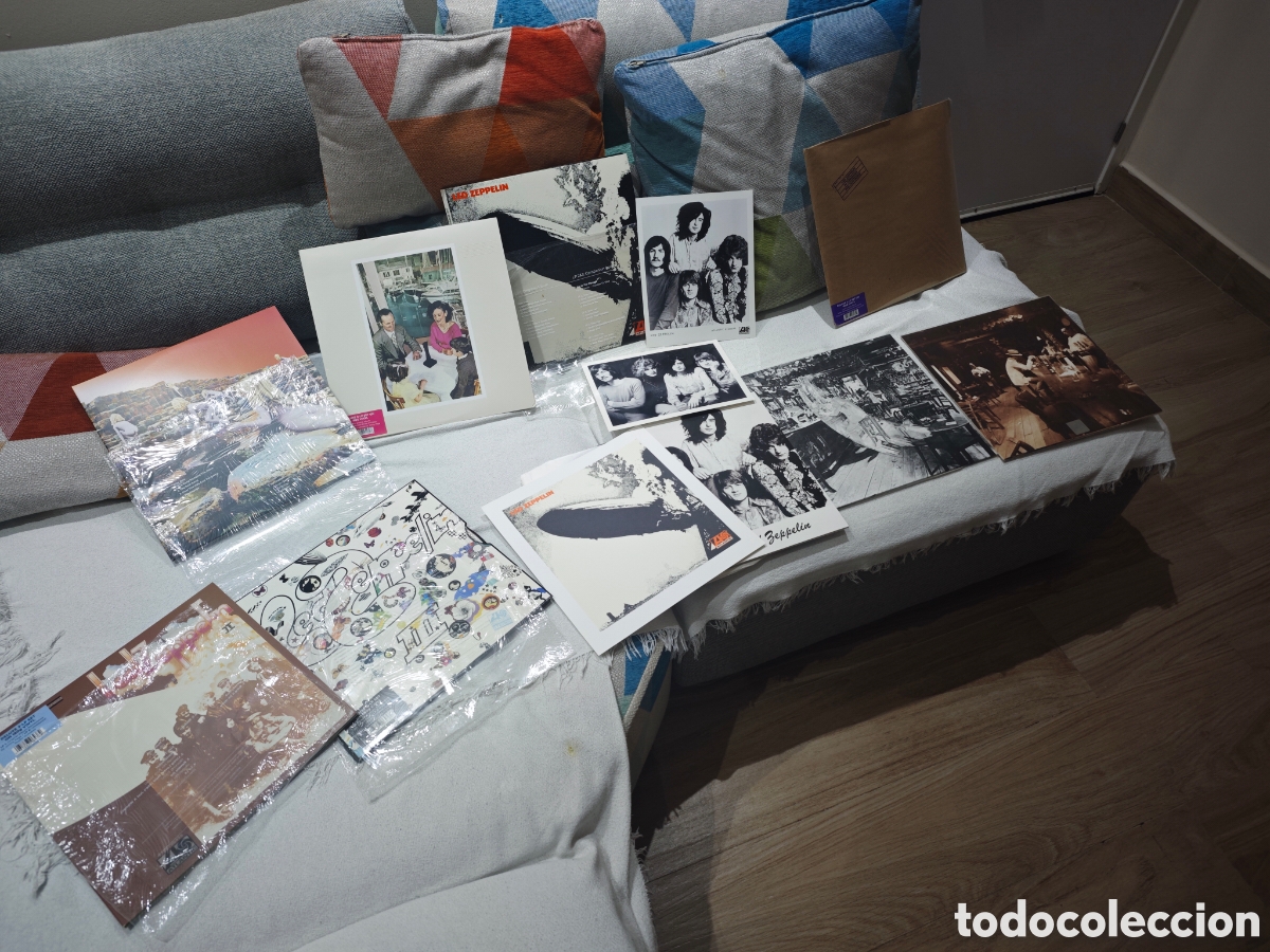 Discos de vinil: Led Zeppelin 6 Albums Edici&oacute;n Luxe Limitada 13 vinilos como nuevos.