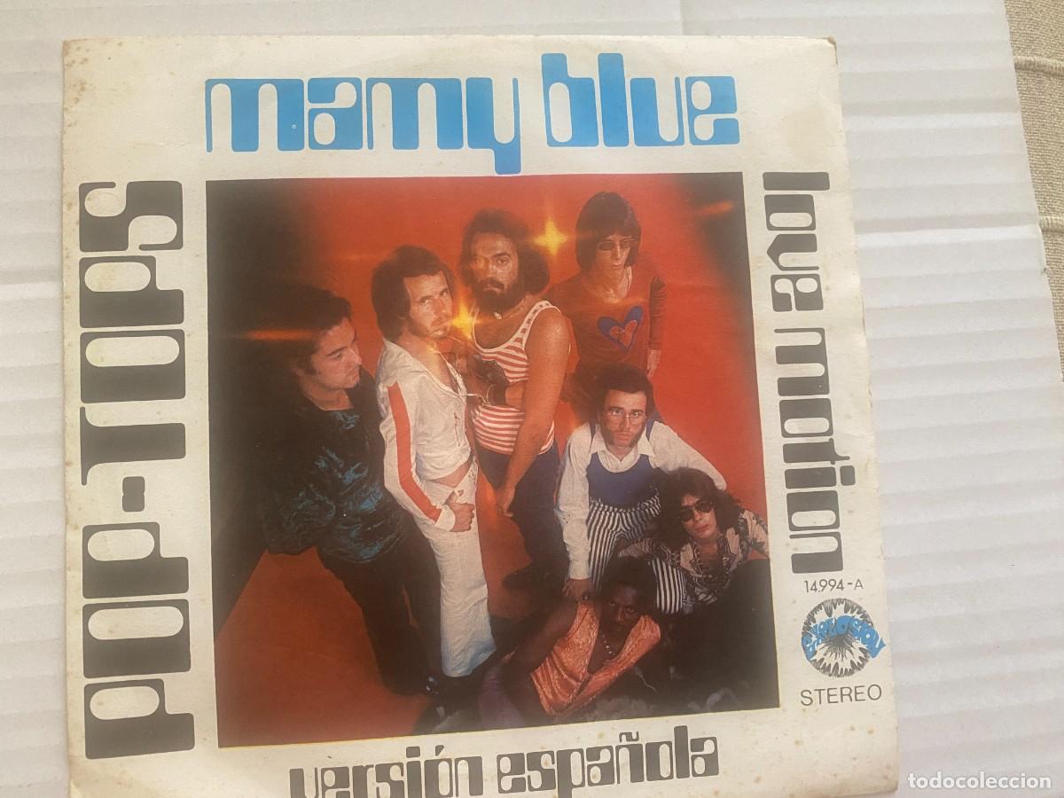 Discos de vinilo: SINGLE POP TOPS - MAMY BLUE