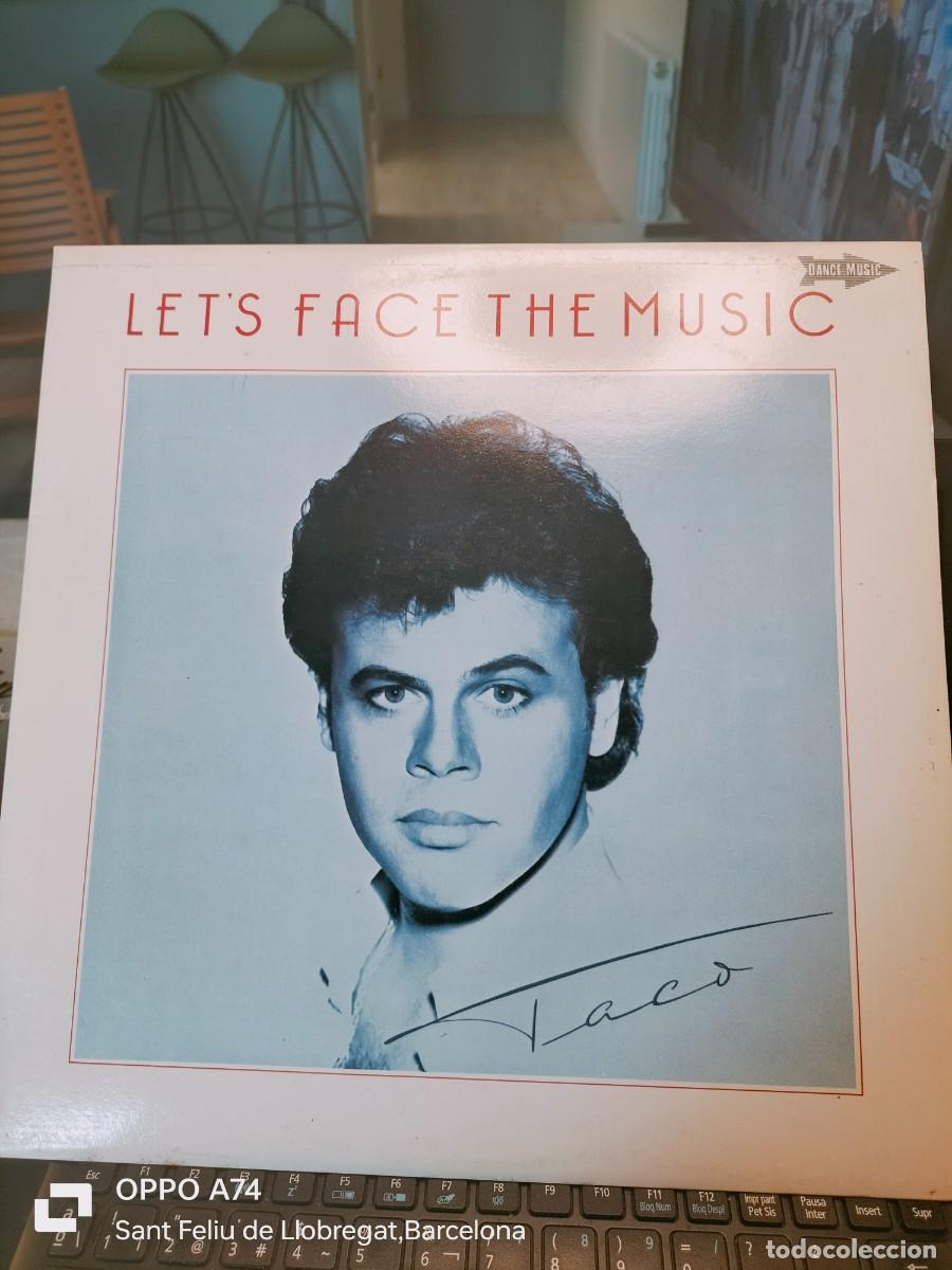 Discos de vinilo: RAR PROMO LP 33. TACO. LET'S FACE THE MUSIC. MADE IN SPAIN