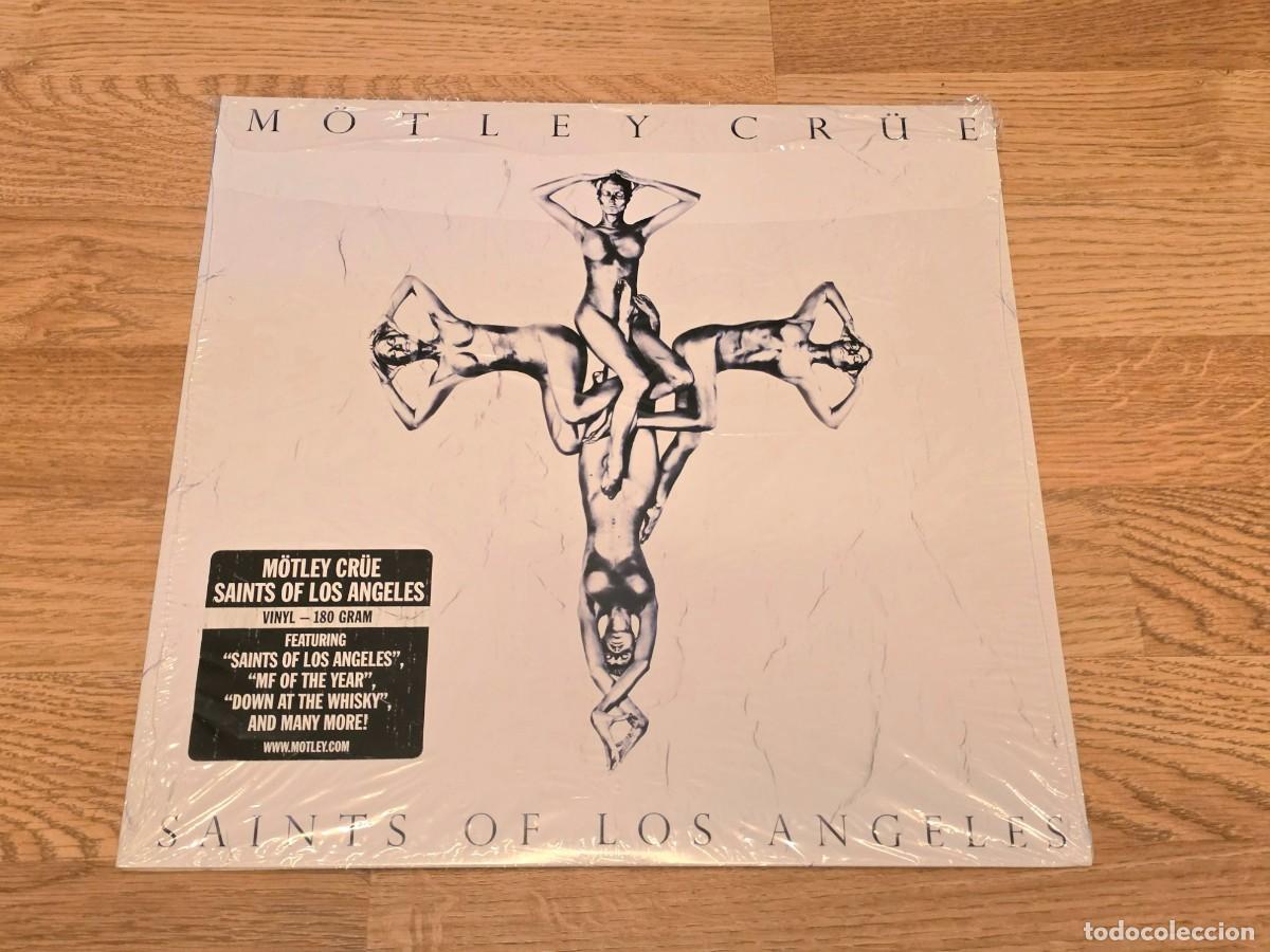 Discos de vinilo: M&Ouml;TLEY CRUE LP Saints Of Los Angeles 2008,180g US Press w/Hype Sticker*NUEVO* Guns'n'roses