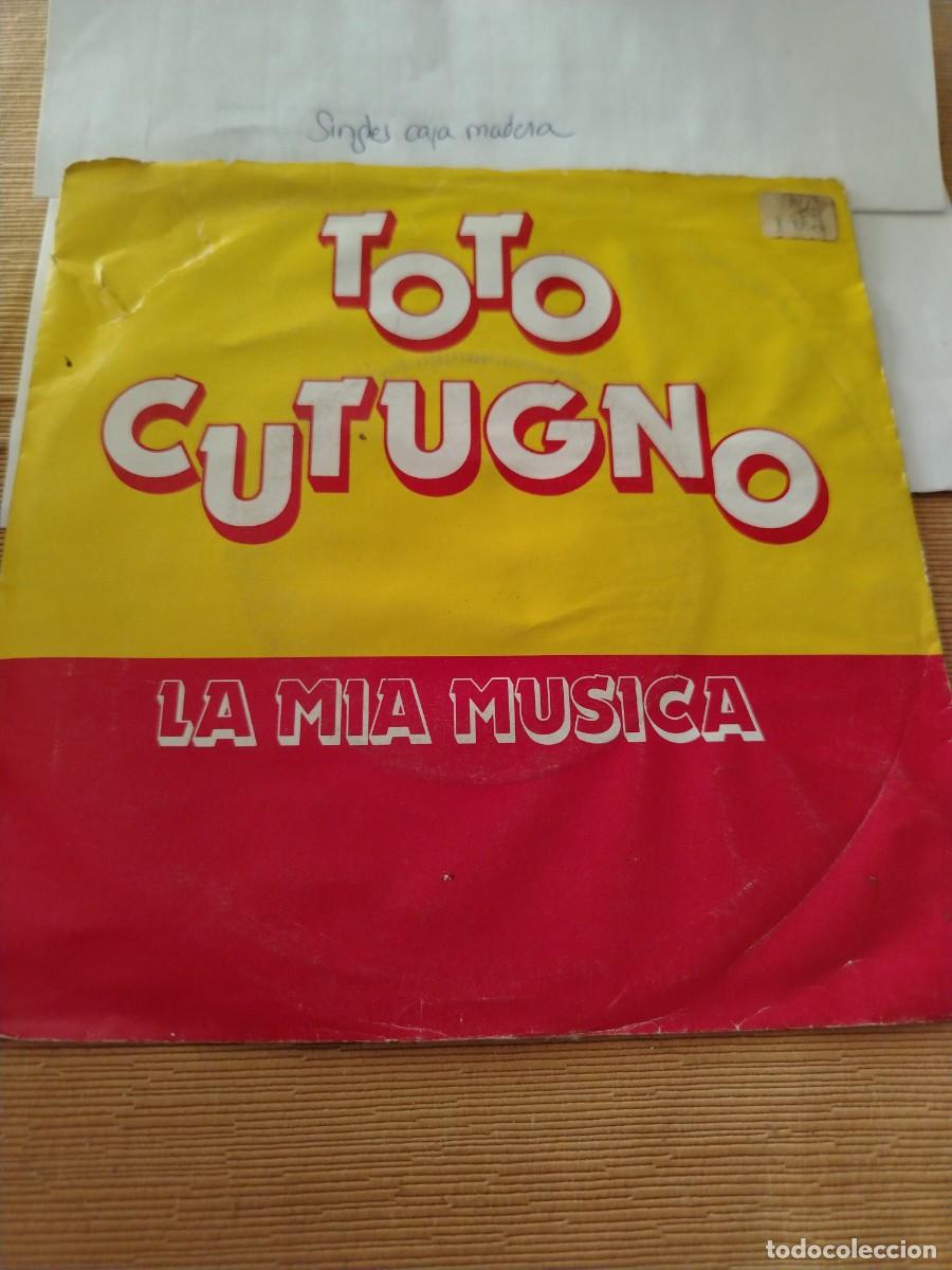 Discos de vinilo: Single vinilo toto cutugno la m&iacute;a musica