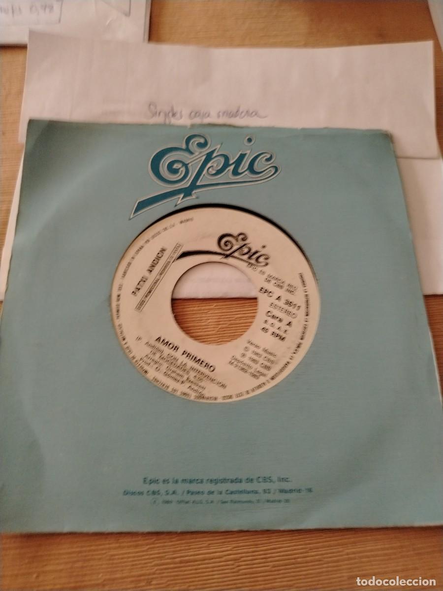 Discos de vinilo: Single vinilo patxi andion amor primero