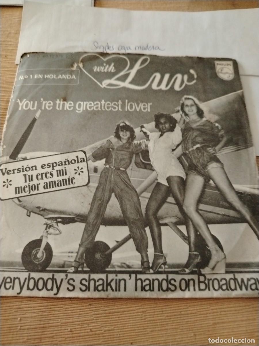 Discos de vinilo: Single vinilo luv tu eres mi mejor amante