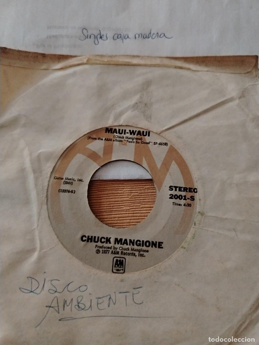 Discos de vinilo: Single vinilo chuck mangione Maui waui