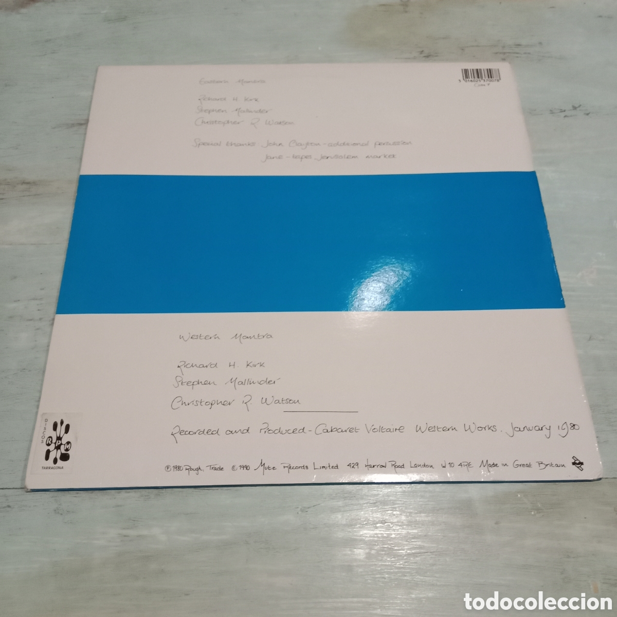 Discos de vinilo: CABARET VOLTAIRE - THREE MANTRAS - MAXI-SINGLE 12&rdquo; - Foto 2