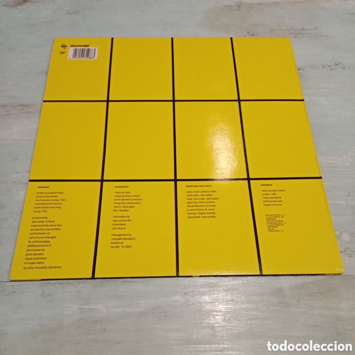 Discos de vinilo: NITZER EBB - EBBHEAD - LP - Foto 2