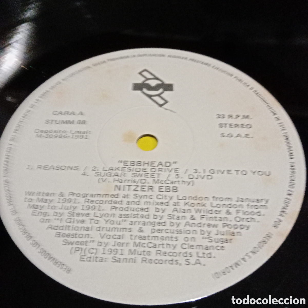 Discos de vinilo: NITZER EBB - EBBHEAD - LP - Foto 6