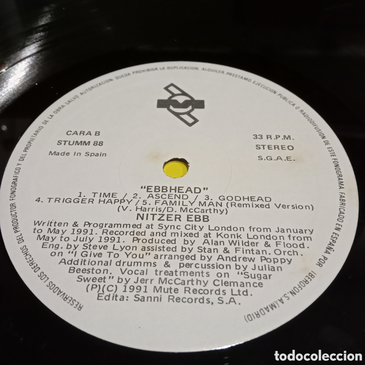 Discos de vinilo: NITZER EBB - EBBHEAD - LP - Foto 7