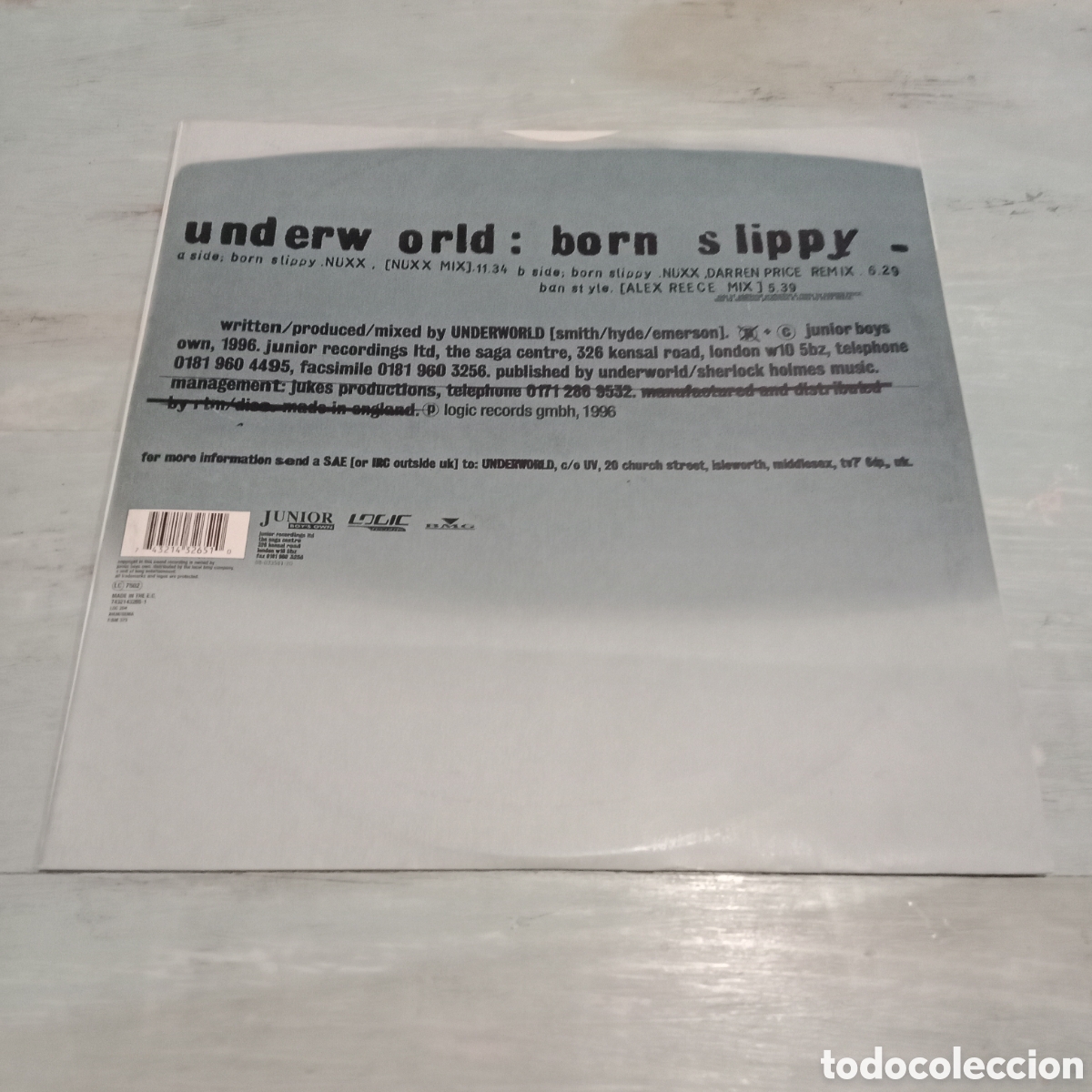 Discos de vinilo: UNDERWORLD - BORN SLIPPY - 2 VINILOS