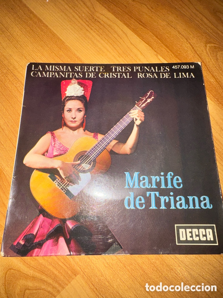 Discos de vinilo: Marife de Triana - La misma suerte +3 Franc&eacute;s