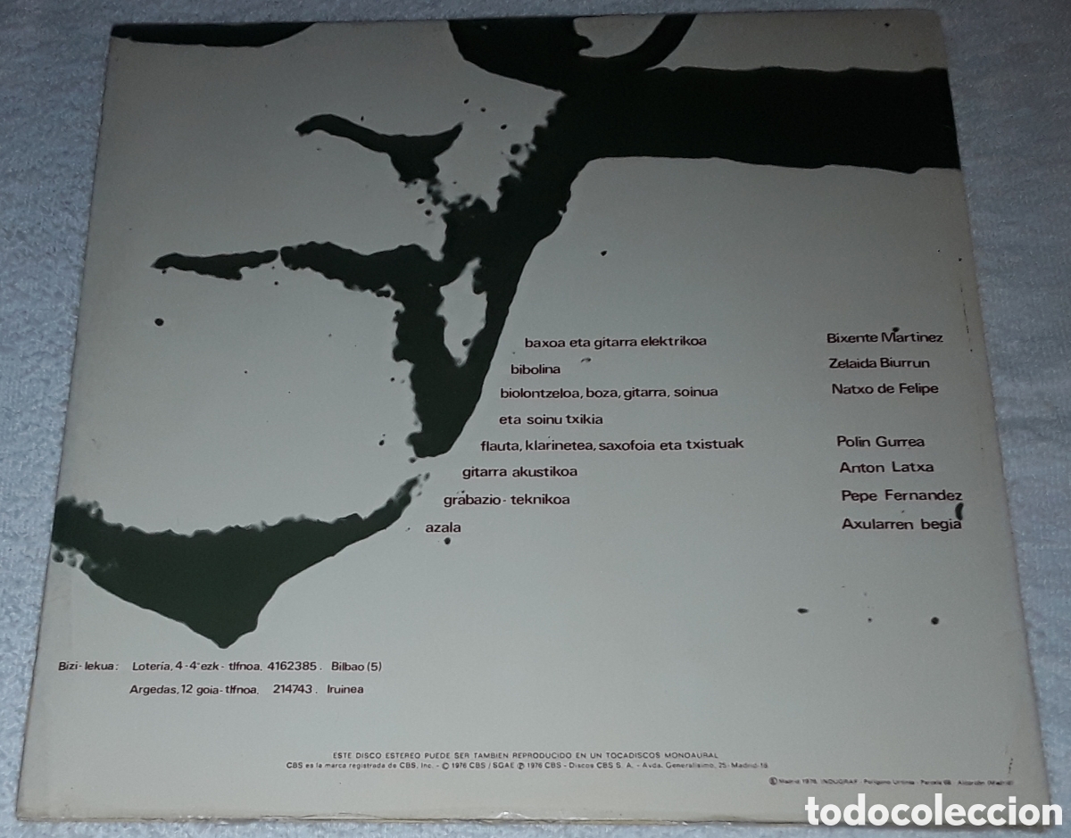 Discos de vinilo: LP - OSKORRI - GABRIEL ARESTIREN OROIMENEZ - GATEFOLD - Foto 3