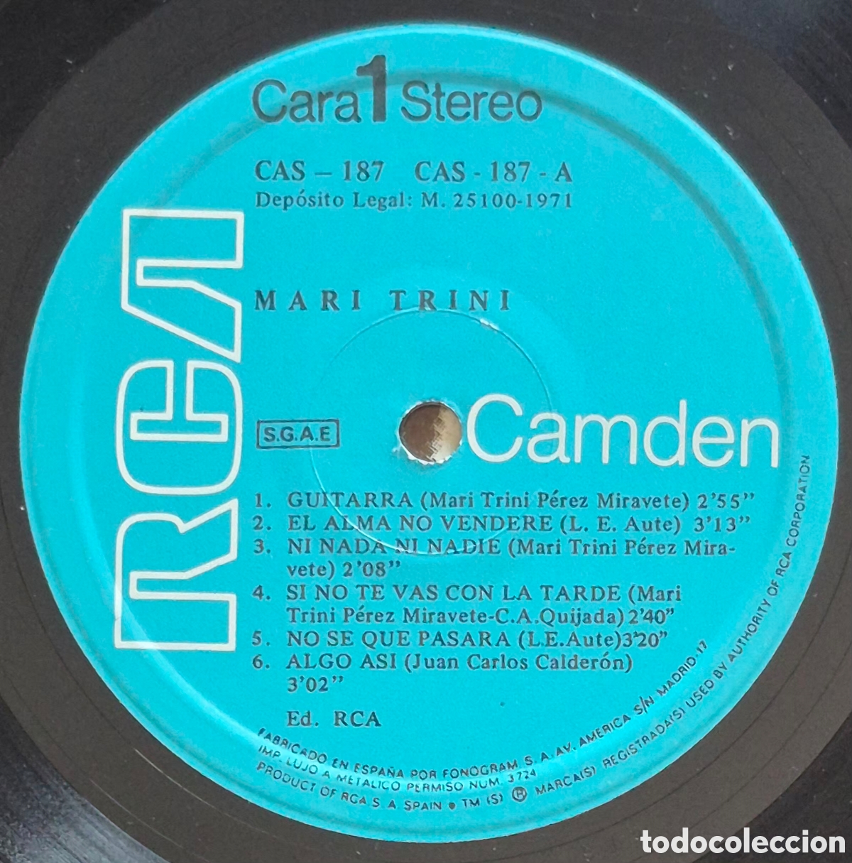 Discos de vinilo: LP - MARI TRINI - MARI TRINI - 1971 ESPA&Ntilde;A - Foto 3