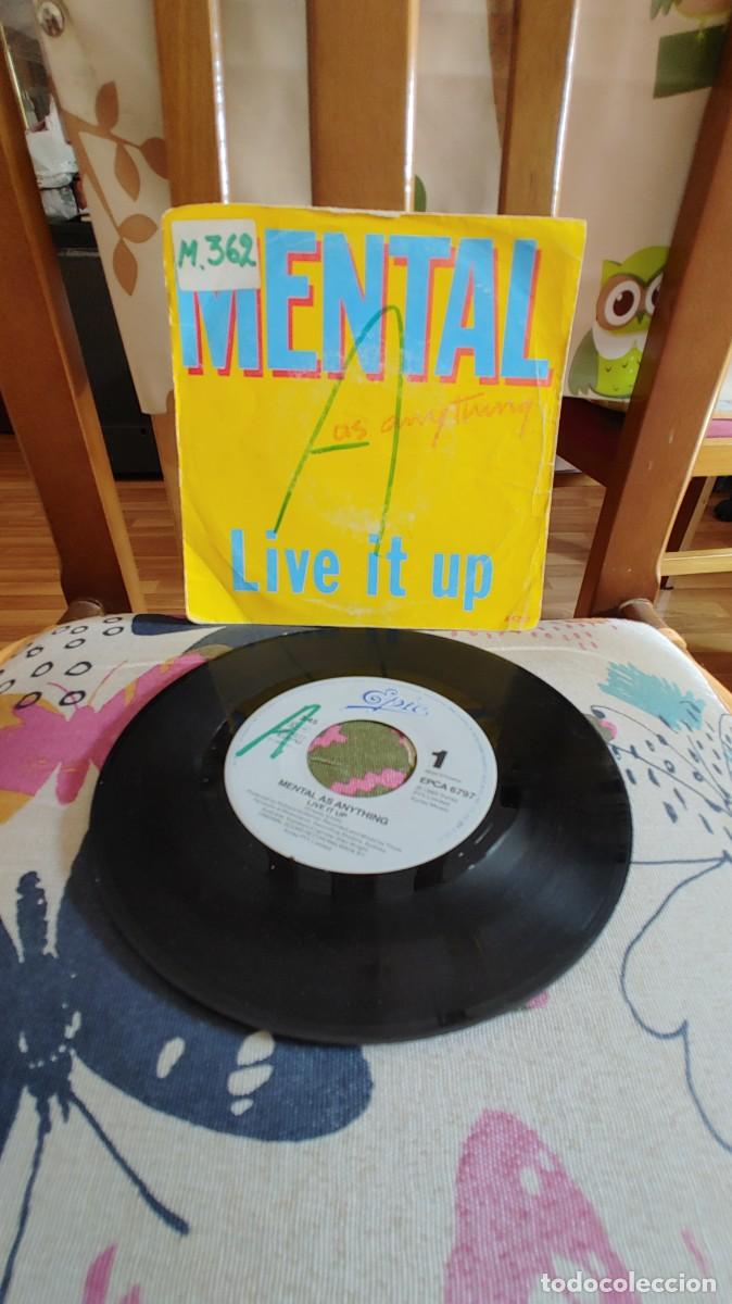 Discos de vinilo: MENTAL AS ANYTHING-SINGLE LIVE IT UP