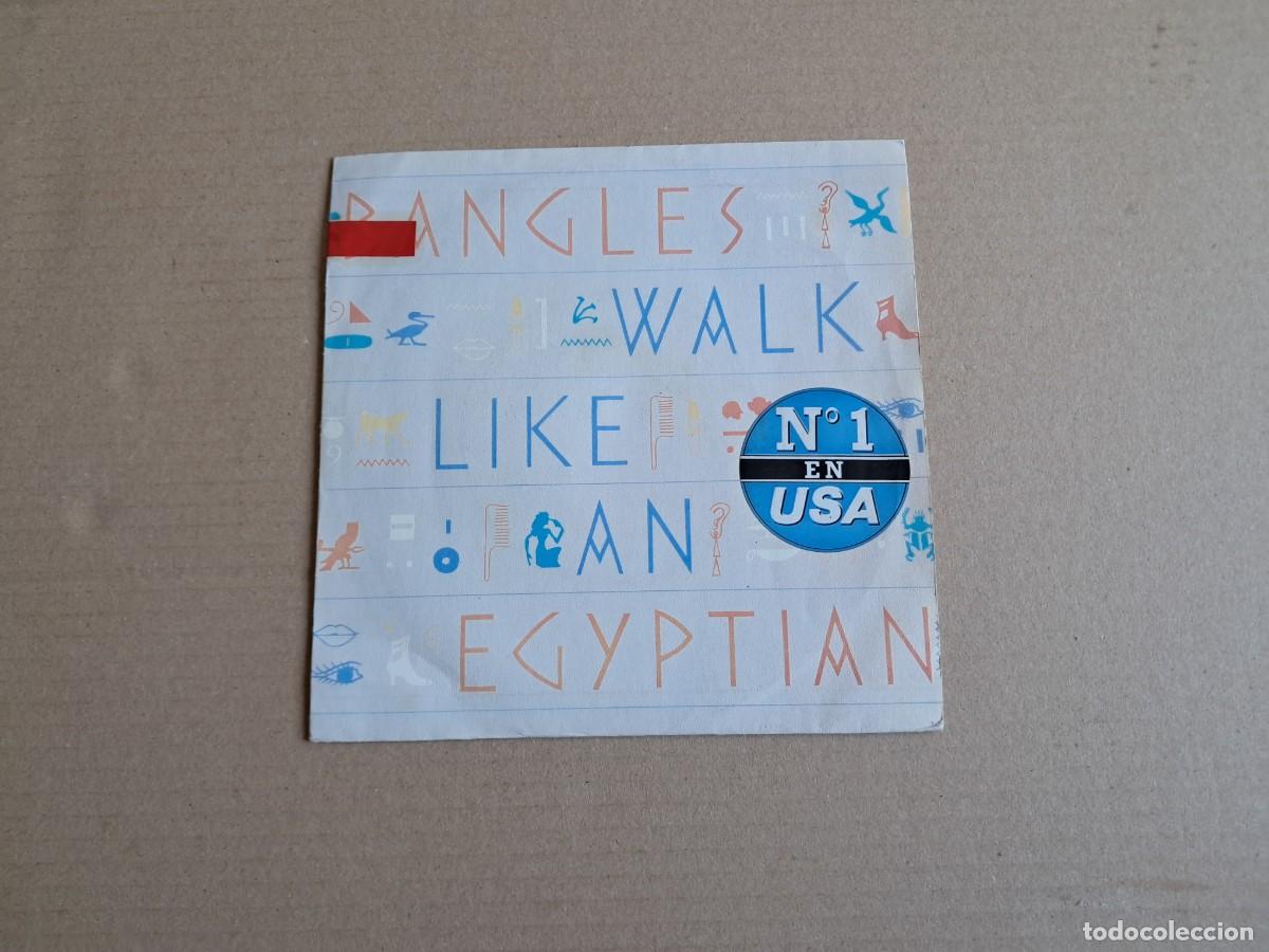 Discos de vinilo: BANGLES - WALK LIKE AN EGYPTIAN SINGLE PROMOCIONAL ( SOLO 1 CANCION ) 1986 EDICION ESPA&Ntilde;OLA