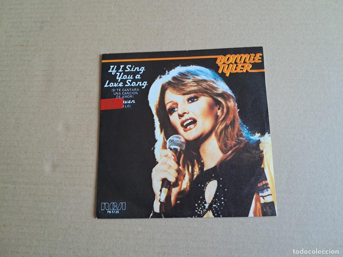 Discos de vinilo: BONNIE TYLER - IF I SING YOU A LOVE SONG SINGLE PROMOCIONAL 1978 EDICION ESPA&Ntilde;OLA