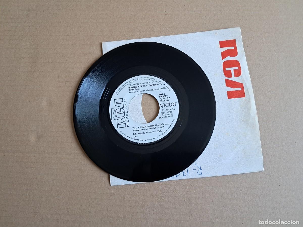 Discos de vinilo: BONNIE TYLER - IT&acute;S A HEARTACHE SINGLE PROMOCIONAL 1978
