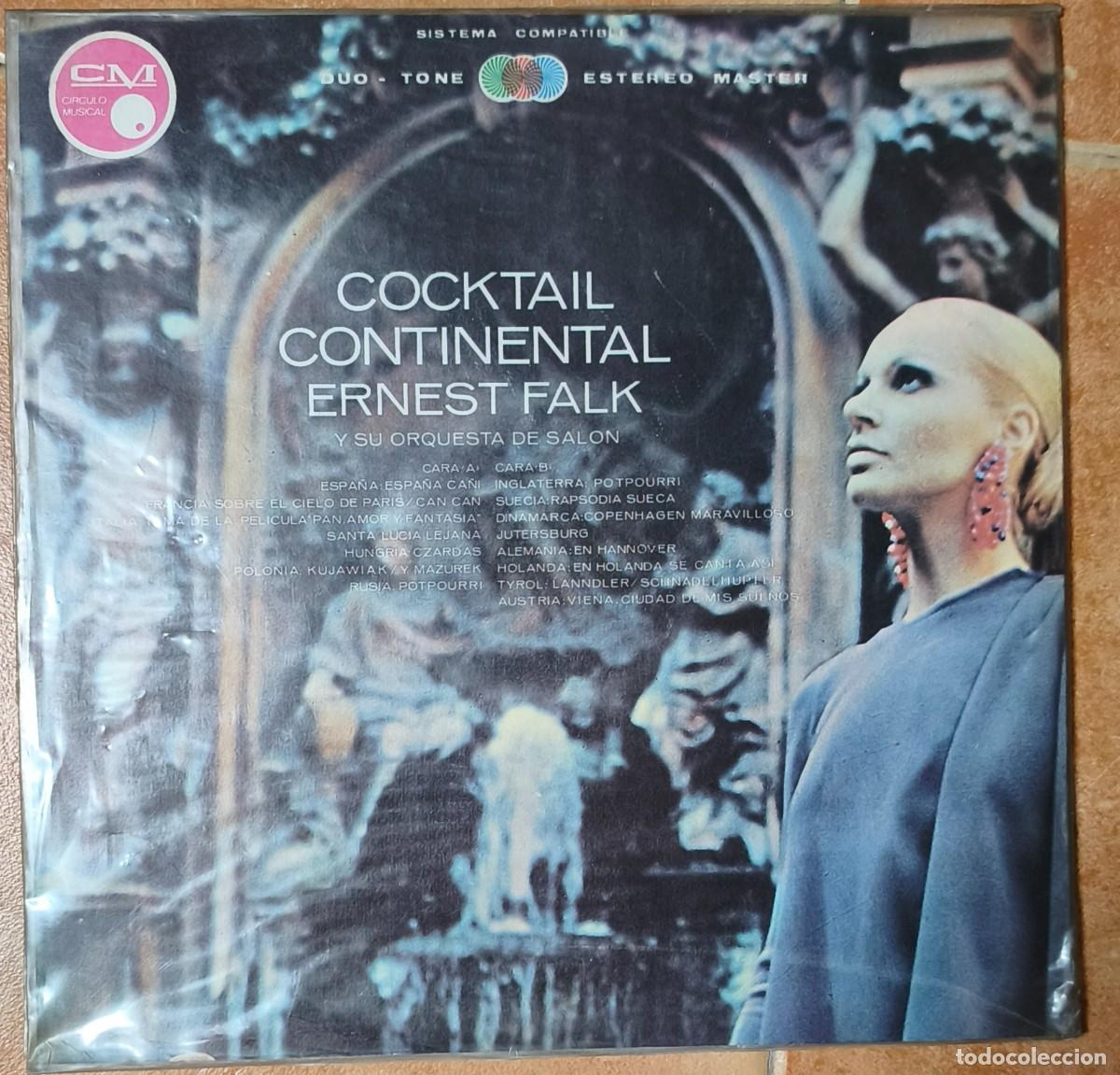 Discos de vinilo: Cocktail Continental Ernest Falk y su orquesta de salon