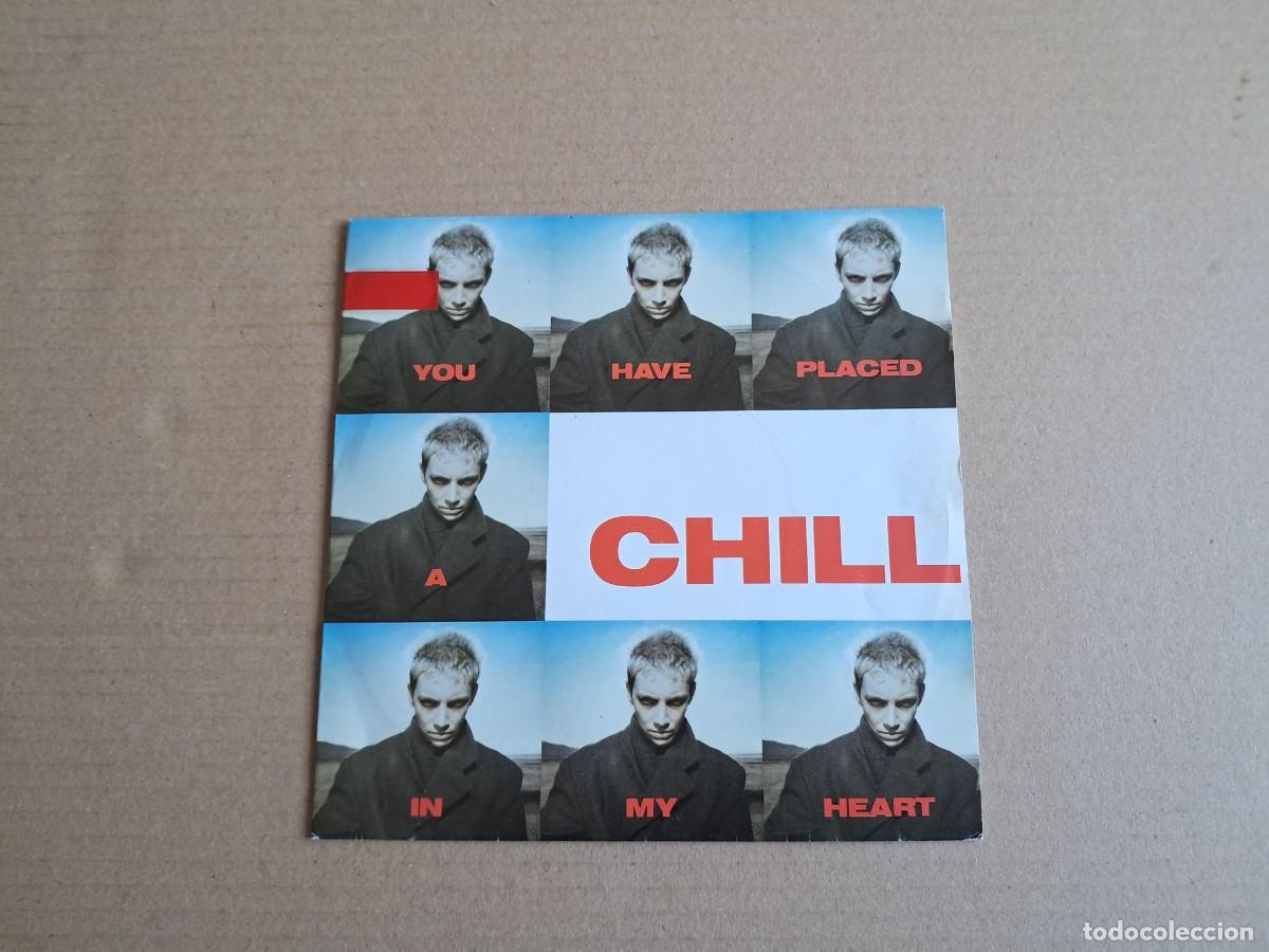 Discos de vinilo: EURYTHMICS - YOU HAVE PLACED A CHILL IN MY HERAT SINGLE 1988 EDICION ESPA&Ntilde;OLA