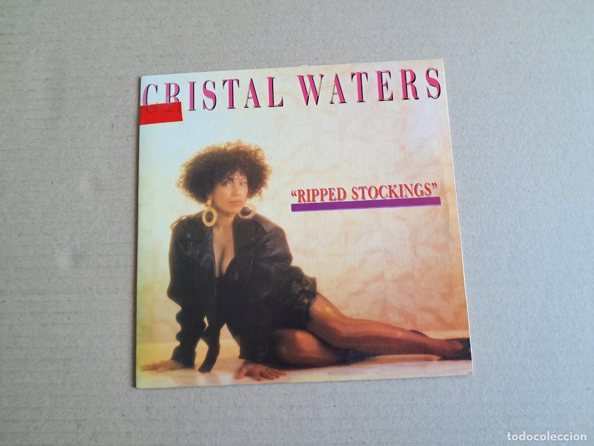 Discos de vinilo: CRISTALE WATERS - RIPPED STOCKINGS SINGLE PROMOCIONAL 1990 EDICION ESPA&Ntilde;OLA