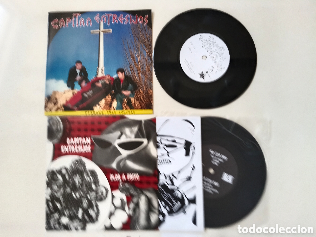 Discos de vinilo: CAPITAN ENTRESIJOS - LOTE DE 2 SINGLES // LO FI PUNK