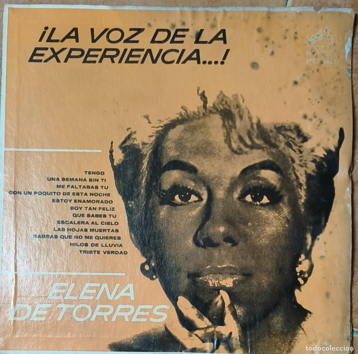 Discos de vinilo: La voz de la experiencia - Elena de Torres
